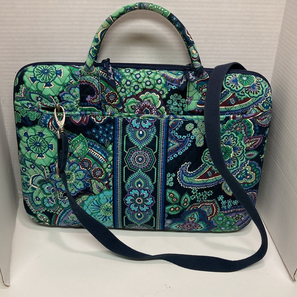 VERA BRADLEY HARD SHELL LAB TOP PORTFOLIO BLUE PHAPSODY NO:10611-032